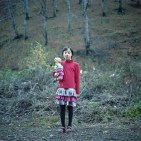 Ioana Cirlig, Angi with a doll, Aninoasa, Hunedoara, Post-Industrial Stories